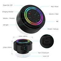 waterproof shower speaker